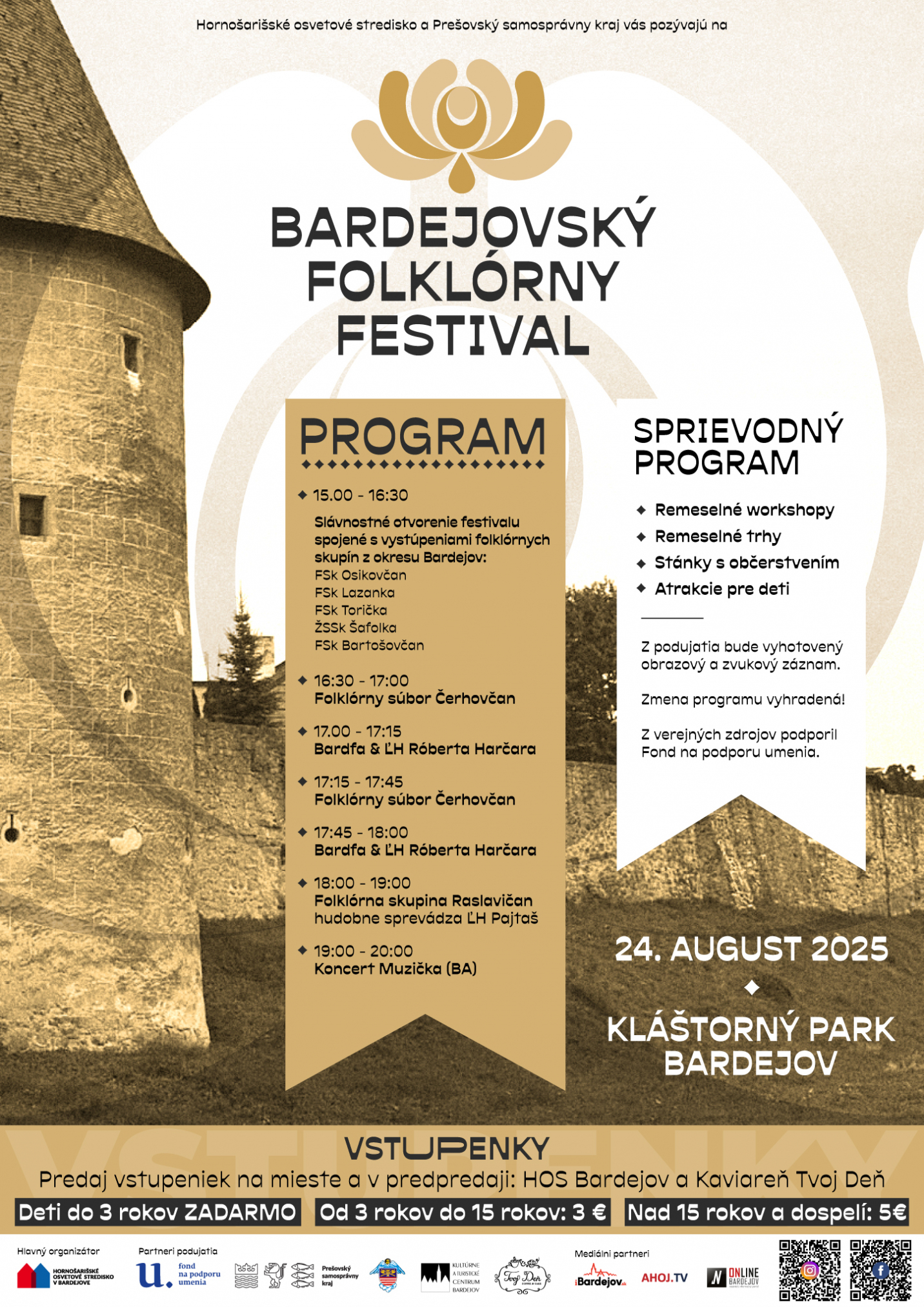 Fotka - Pozvánka na Bardejovský folklórny festival