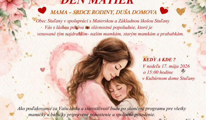 Fotka - DEŇ MATIEK 17.05.2026